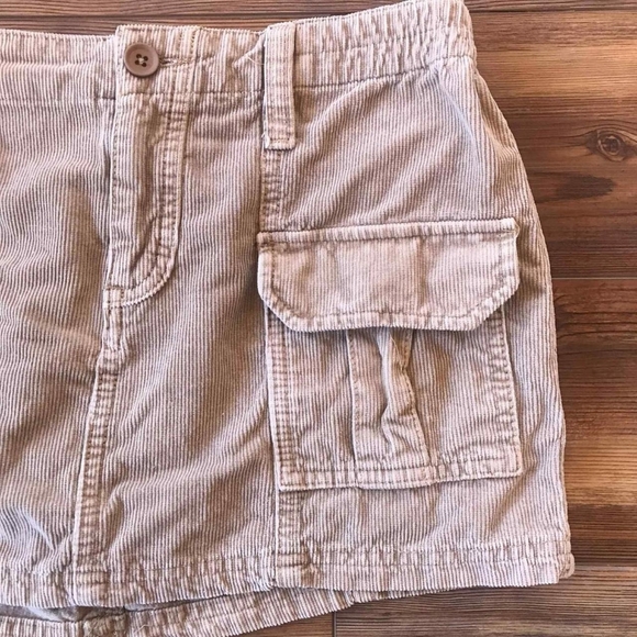 BDG Light Brown Corduroy Micro Mini Skirt Women Size Medium 28 Inch Waist - Picture 4 of 6